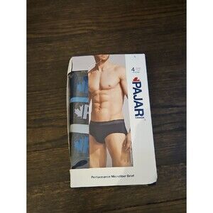 Pajar Canada Performance Microfiber Briefs 4 Pack Men's Large Multicolor